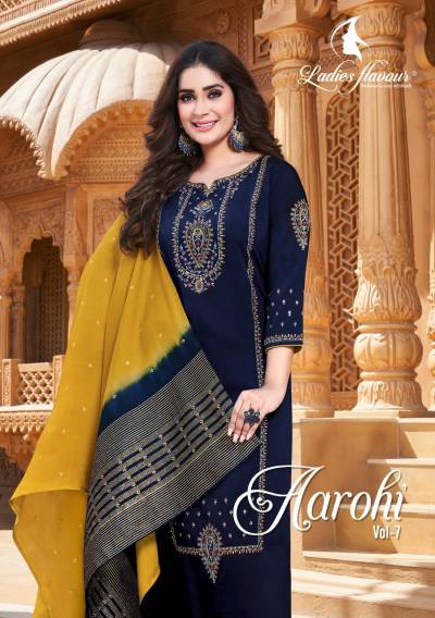 Aarohi Vol 7 By Ladies Flavour Designer Readymade Salwar Kameez Collection